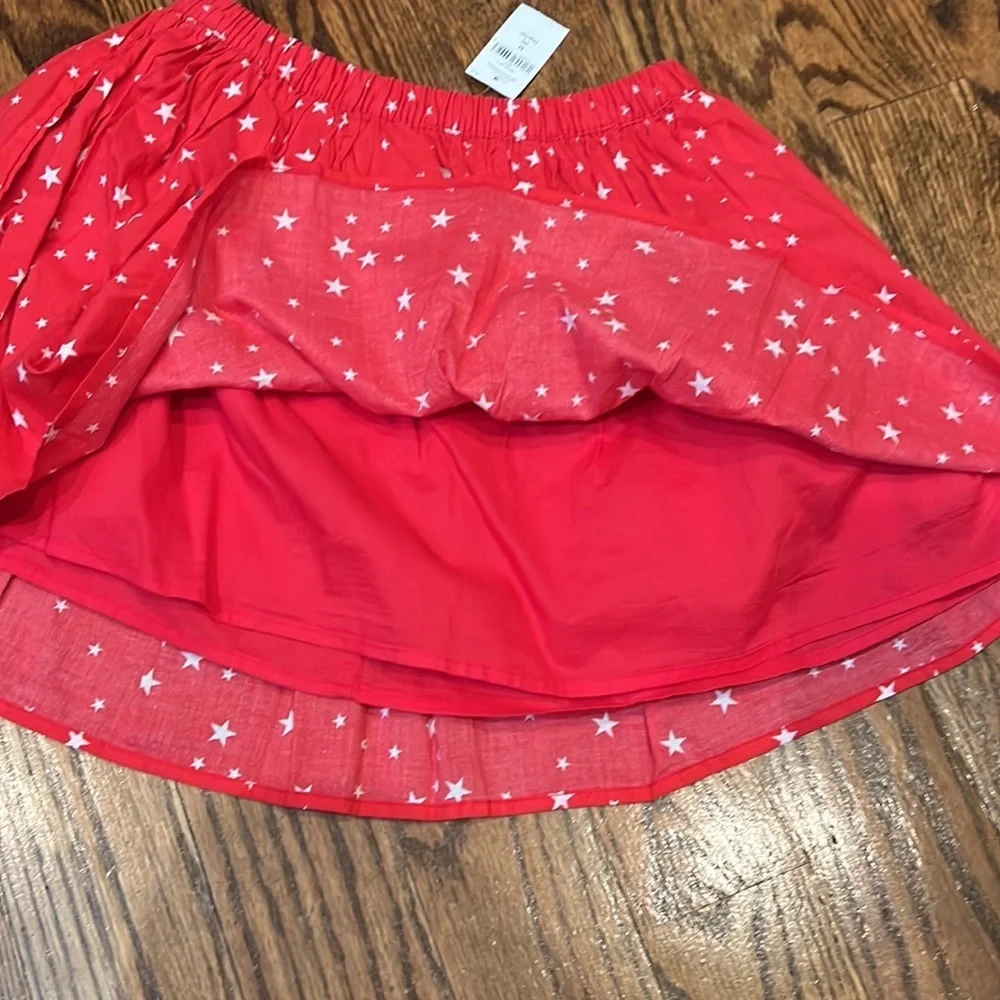Gap Kids girls star skirt in red and white sizes 8 and 12 NWT